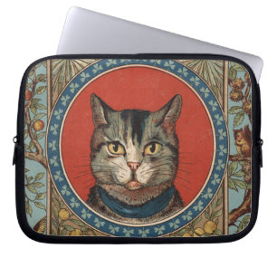 Capa Para Notebook Vintage Cat's Life for Kitty Cat Classic