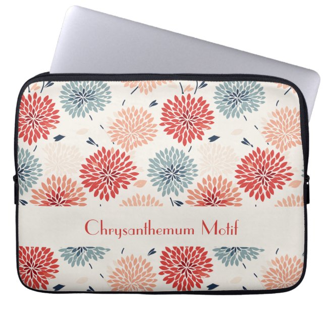 Capa Para Notebook Vintage Chrysanthemum Motif Japenese Patterno (Frente)