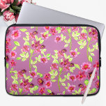 Capa Para Notebook Vintage Country Garden Flowers Rosa Verde<br><div class="desc">Vintage Country Garden Flowers Rosa bolsa de laptop Verde.</div>