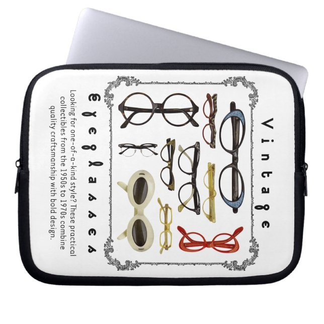 Capa Para Notebook Vintage Eyeglass 01 (Frente)