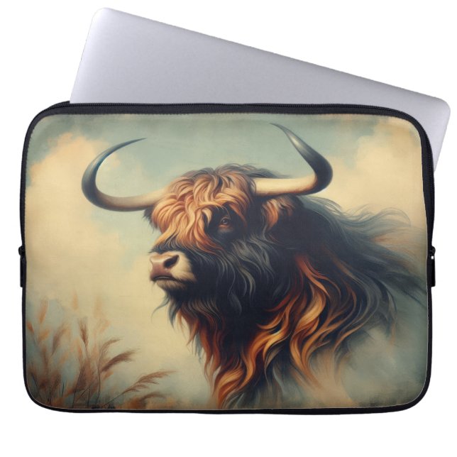 Capa Para Notebook Vintage Gaur Frame (Frente)