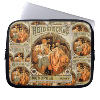 Capa Para Notebook Vintage Heidsieck & Co Monopole Reims Wine Label
