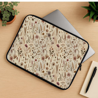 Capa Para Notebook Vintage Herbarium Pressed Flower Botanical Laptop