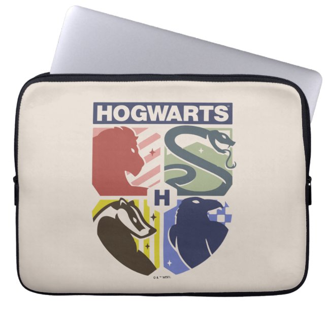 Capa Para Notebook Vintage HOGWARTS™ Stamped Crest (Frente)