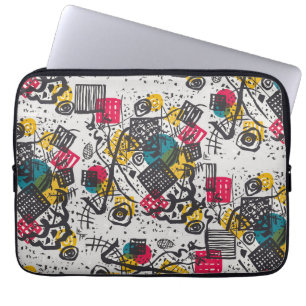 Capa Para Notebook Vintage Kandinsky Pequenos Mundos V Bauhaus Abstra