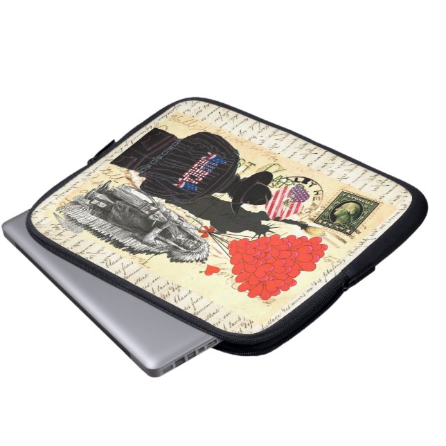 Capa Para Notebook Vintage Merica (Frente Inferior)