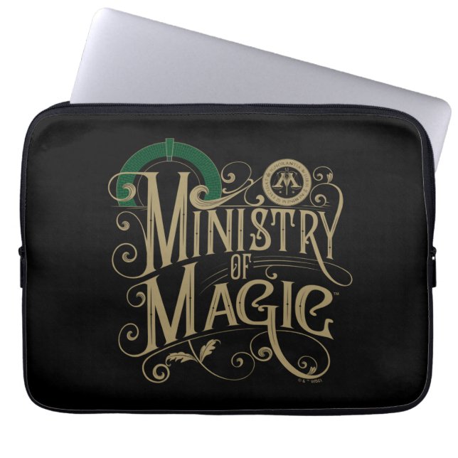 Capa Para Notebook Vintage MINISTRY OF MAGIC™ Graphic (Frente)
