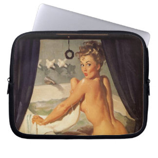 Capa Para Notebook Vintage Naughty Pin Up Girl