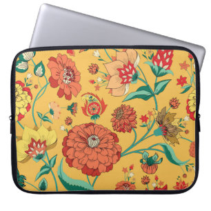 Capa Para Notebook Vintage Paisley Floral Garden