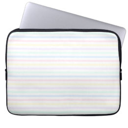 Capa Para Notebook Vintage Pastel Candy Stripes