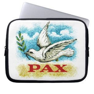 Capa Para Notebook Vintage Peace on Earth