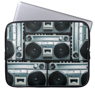 Capa Para Notebook Vintage radio boombox