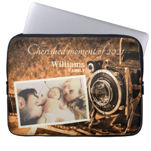 Capa Para Notebook Vintage retro clássica câmera rusticidade família