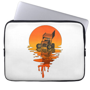 Capa Para Notebook Vintage Retro Style Sprint Car