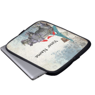 Capa Para Notebook Vintage rhino