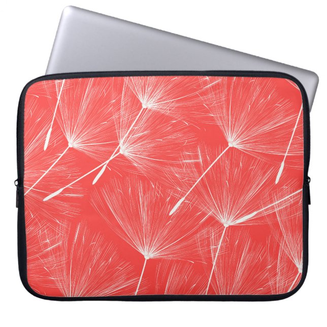 Capa Para Notebook Vintage Seeds Dandelion Voando. (Frente)