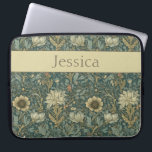 Capa Para Notebook Vintage William Morris Primavera Floral<br><div class="desc">Este design floral adiciona estilo e graça com sua vintagem William Morris natureza inspirou design. O rico fundo de chá, marinho, creme e ferrugem tem a sensação de uma tapeçaria antiga. Proteja o seu laptop ou tablet com estilo. Adicione um nome para personalizá-lo. Faz um Natal excelente ou um presente...</div>