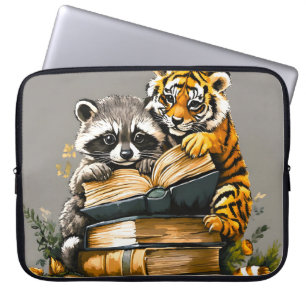 Capa Para Notebook Vintage Woodland Book Club