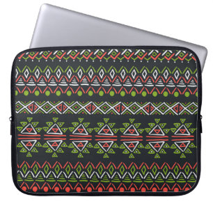 Capa Para Notebook Vintagem geométrica: conjunto de padrões sem costu