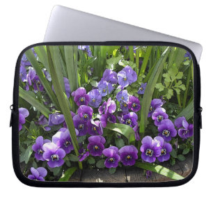 Capa Para Notebook Violetas Roxas