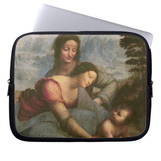 Capa Para Notebook Virgin e criança com St Anne, c.1510 (Frente)