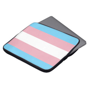 Capa Para Notebook Visibilidade da bandeira do orgulho transgênero da