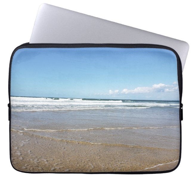 Capa Para Notebook Vista Costeira Em Soulac Sur Mer, França (Frente)