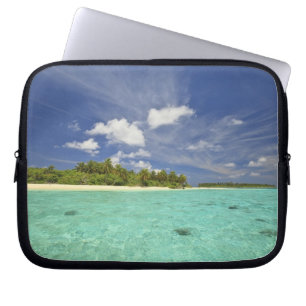 Capa Para Notebook Vista da Ilha de Funadoo a partir de Funadovilligi