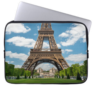 Capa Para Notebook Vista da Torre Eiffel do Parque Público Champ de M
