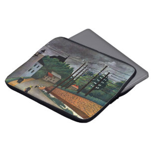Capa Para Notebook Vista de Malakoff por Henri Rousseau, arte do