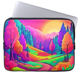 Capa Para Notebook Vista Sunset Colorida