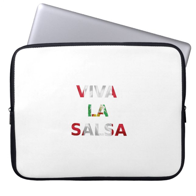 Capa para notebook Viva la salsa Perú (Frente)