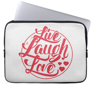 Capa Para Notebook Vive o amor do riso