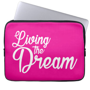 Capa Para Notebook Vivendo O Sonho Motivacional Inspiracional