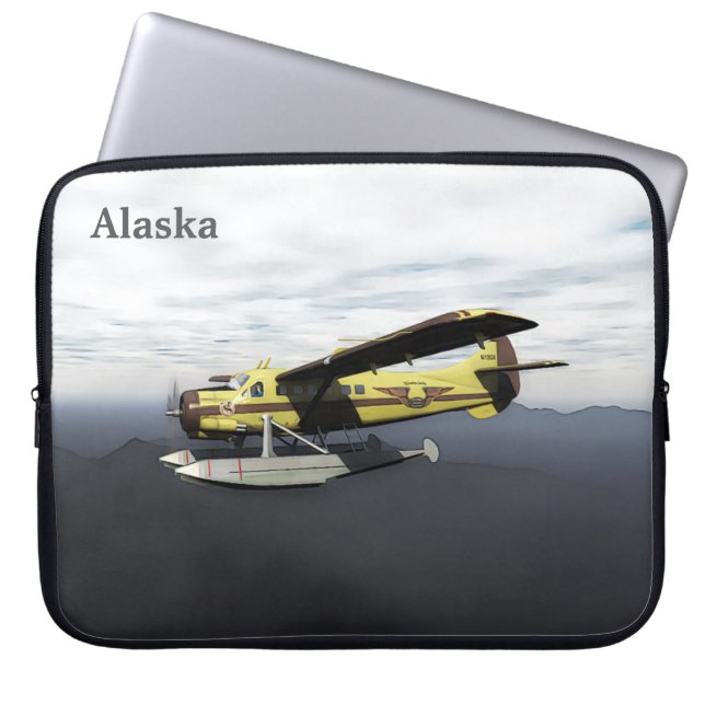 Capa Para Notebook Voando Moose Aviation de Havilland DH3-C Otter (Frente)