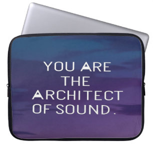 Capa Para Notebook Você É O Arquiteto Do Som