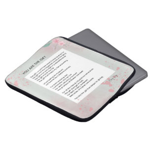 Capa Para Notebook Você É O Poema Inspirador Do Próprio Amor