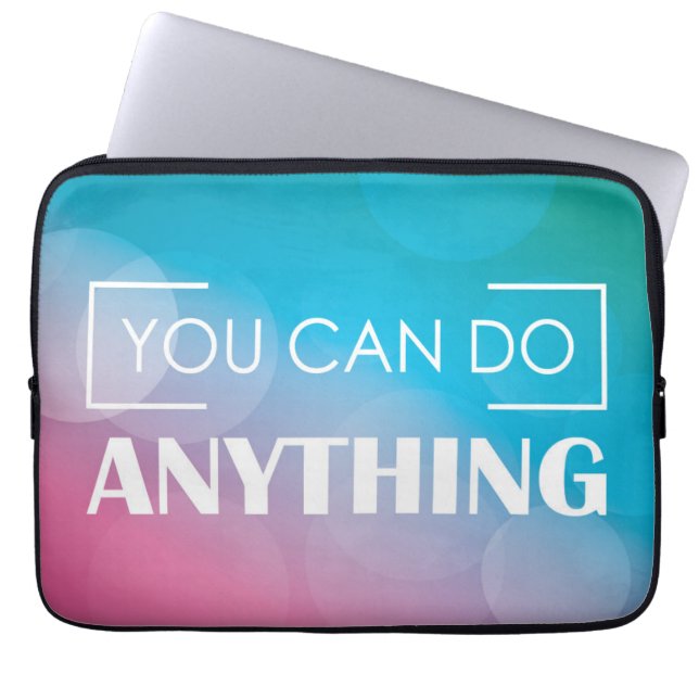 Capa Para Notebook Você pode fazer qualquer coisa (Frente)