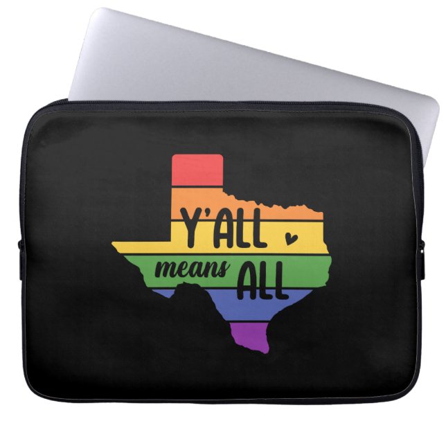 Capa Para Notebook Vocês querem dizer "Design" para orgulhosos texano (Frente)