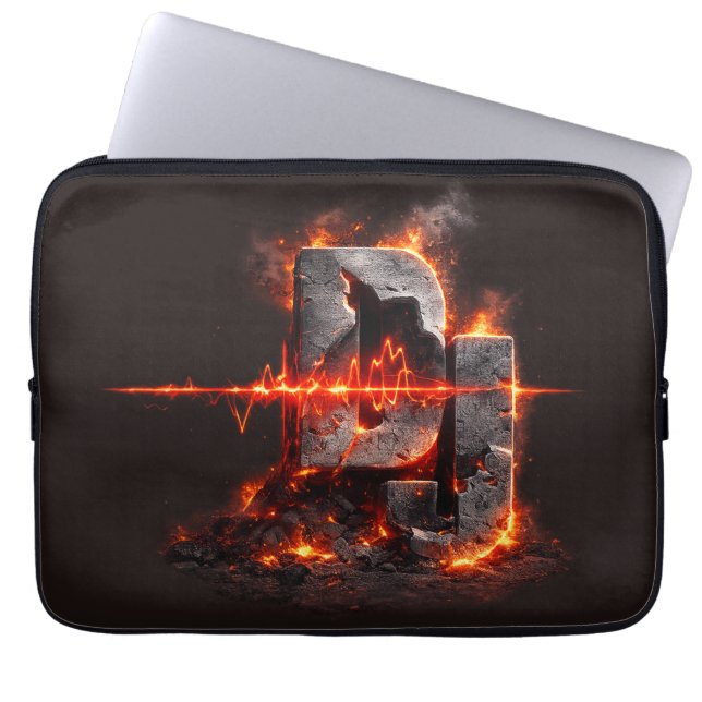Capa Para Notebook Volcanic Pulse DJ (Frente)