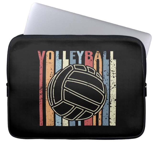 Capa Para Notebook Volei Retro Vintage (Frente)