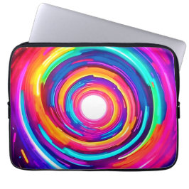 Capa Para Notebook Vórtex de cor: Design dinâmico