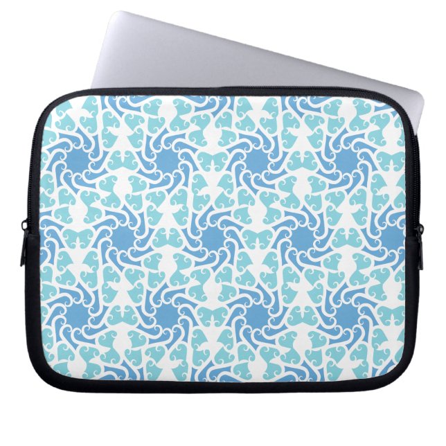 Capa Para Notebook Vórtice Azul (Frente)