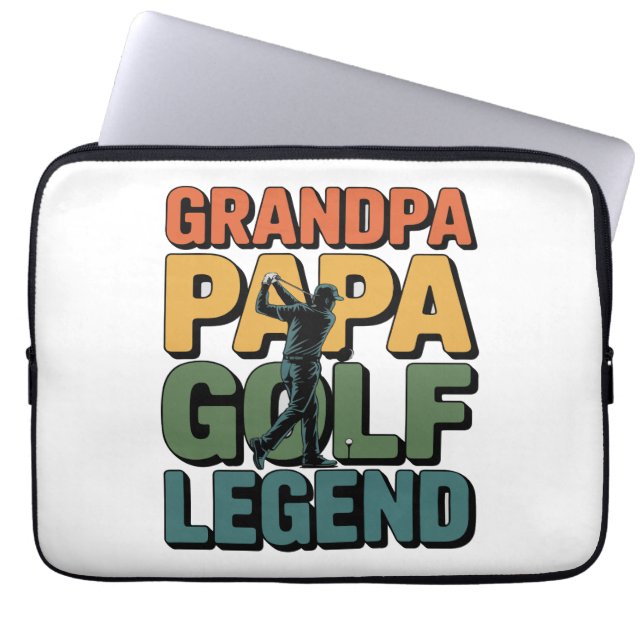 Capa Para Notebook Vovô da Legenda Golf (Frente)