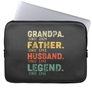 Capa Para Notebook Vovô Padre Husband do Ano Personalizado Legenda