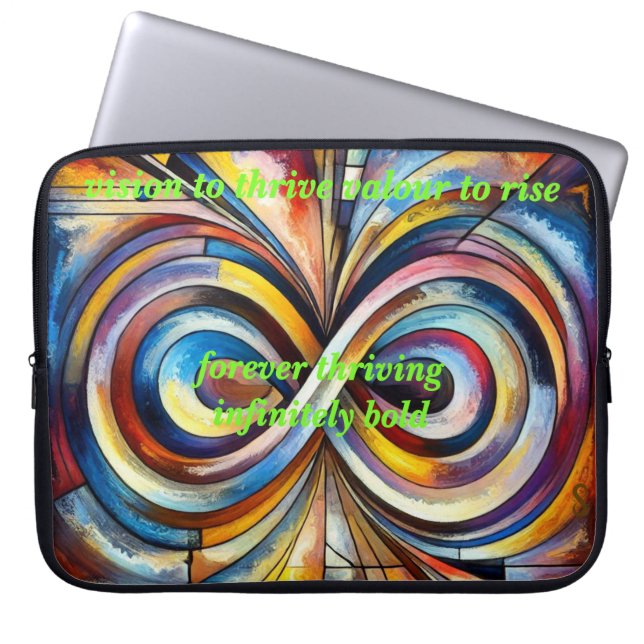 Capa Para Notebook VTVR-ABSTRACT-PINFINITY2-LTS - Laptop Sleeves (Frente)