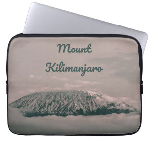 Capa Para Notebook Vulcão de Neve Monte Kilimanjaro na Tanzânia Áfric