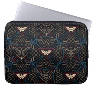 Capa Para Notebook W84 Padrão Geométrico Circular da Mulher Maravil