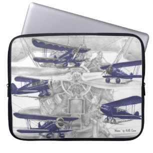 Capa Para Notebook Waco Biplane