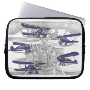 Capa Para Notebook Waco Biplane